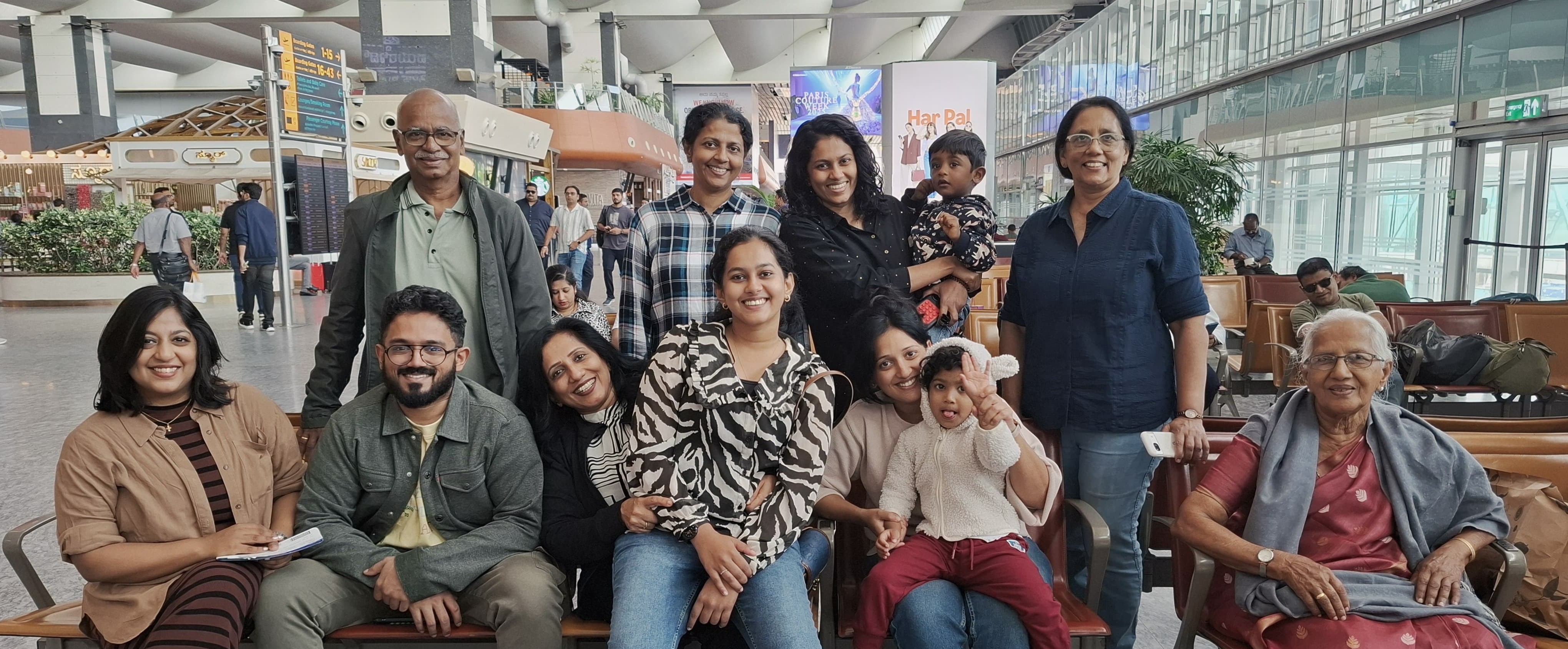Family enroute to Goa